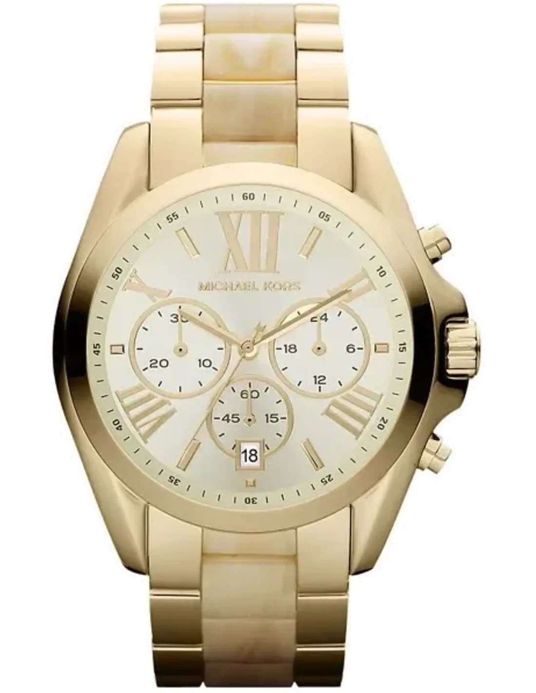 Montre Michael Kors Bradshaw MK5722 Bracelet en acier doré et acétate