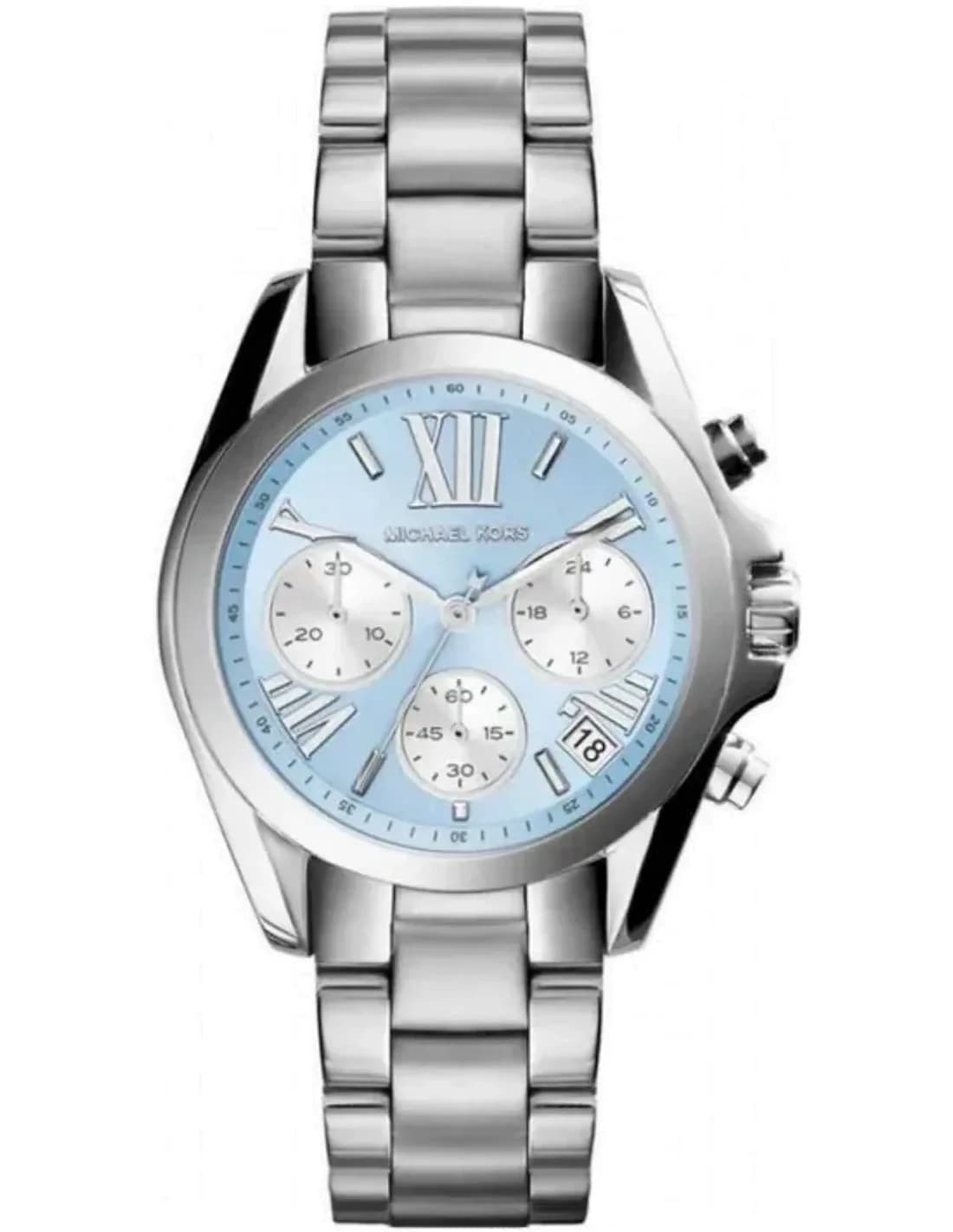 Montre Femme Michael Kors MK6098 Bradshaw Acier Cadran Bleu Pastel