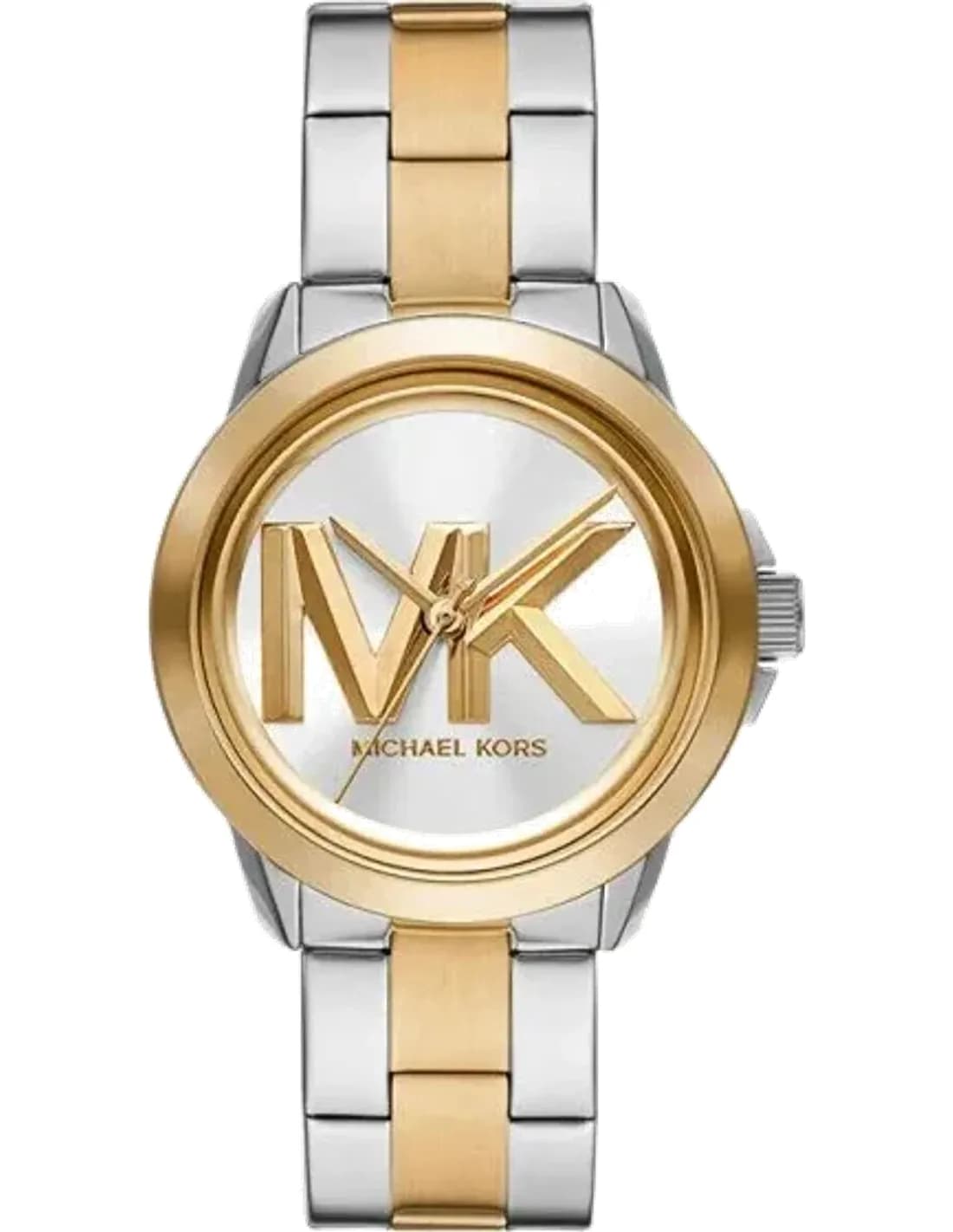 Montre femme Michael Kors MK7319 cadran logo MK bracelet bicolore acier et or