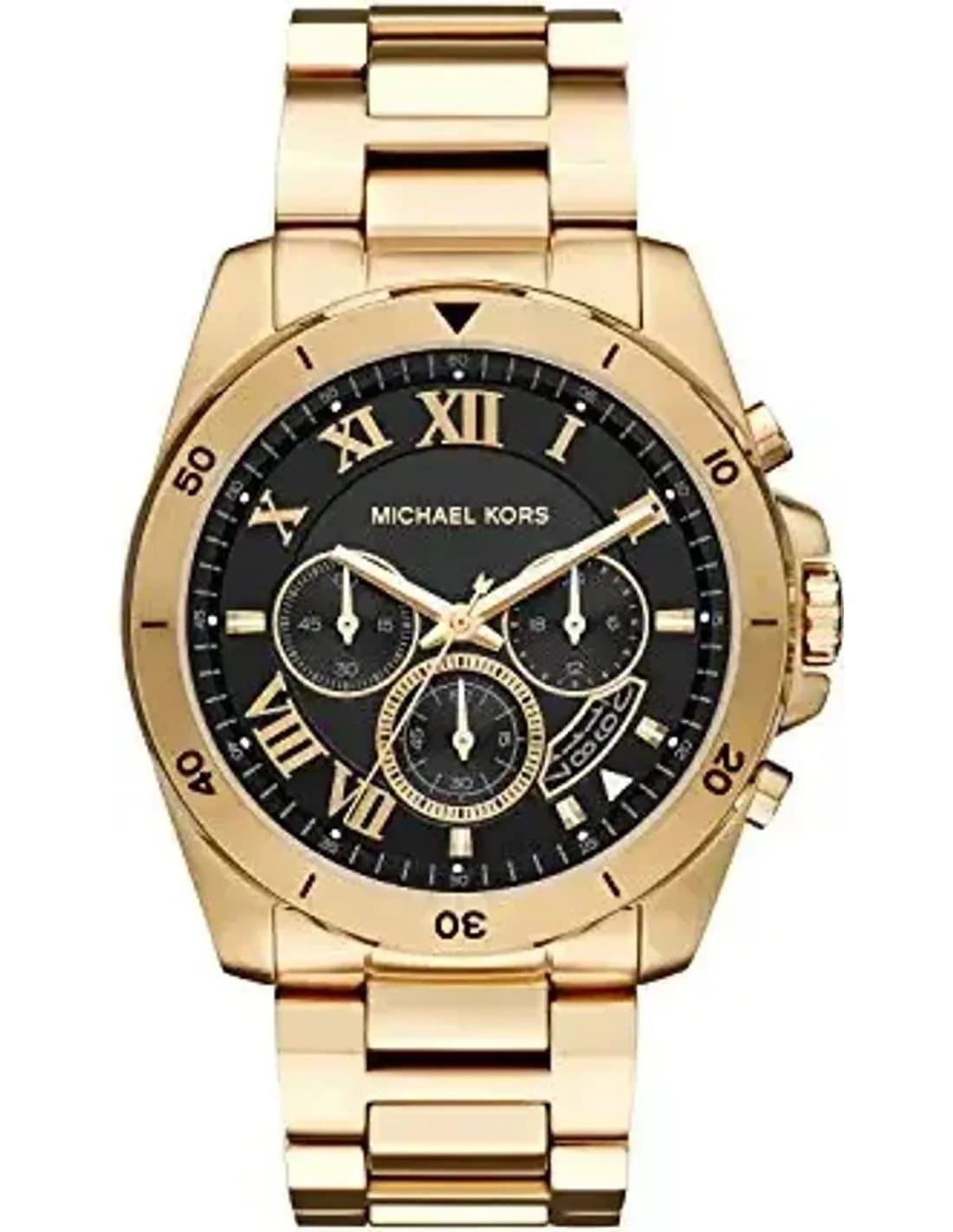 Montre Michael Kors MK8400 JetMaster Cadran Bleu et Acier Argenté