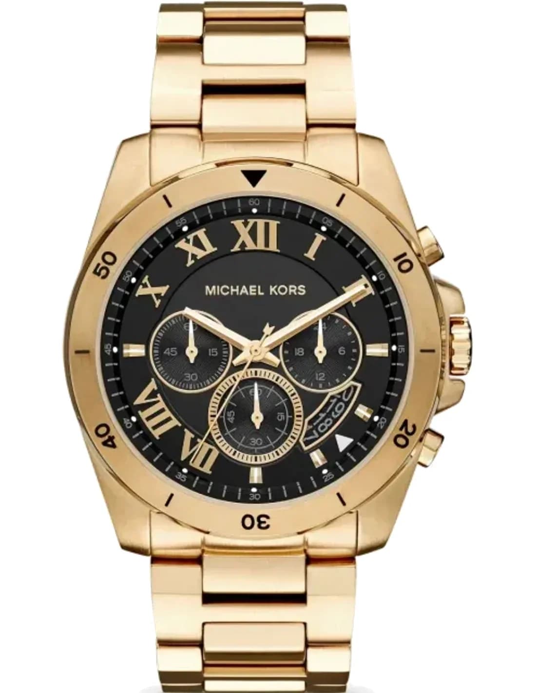 Montre homme Michael Kors MK8481 Brecken chronographe noir