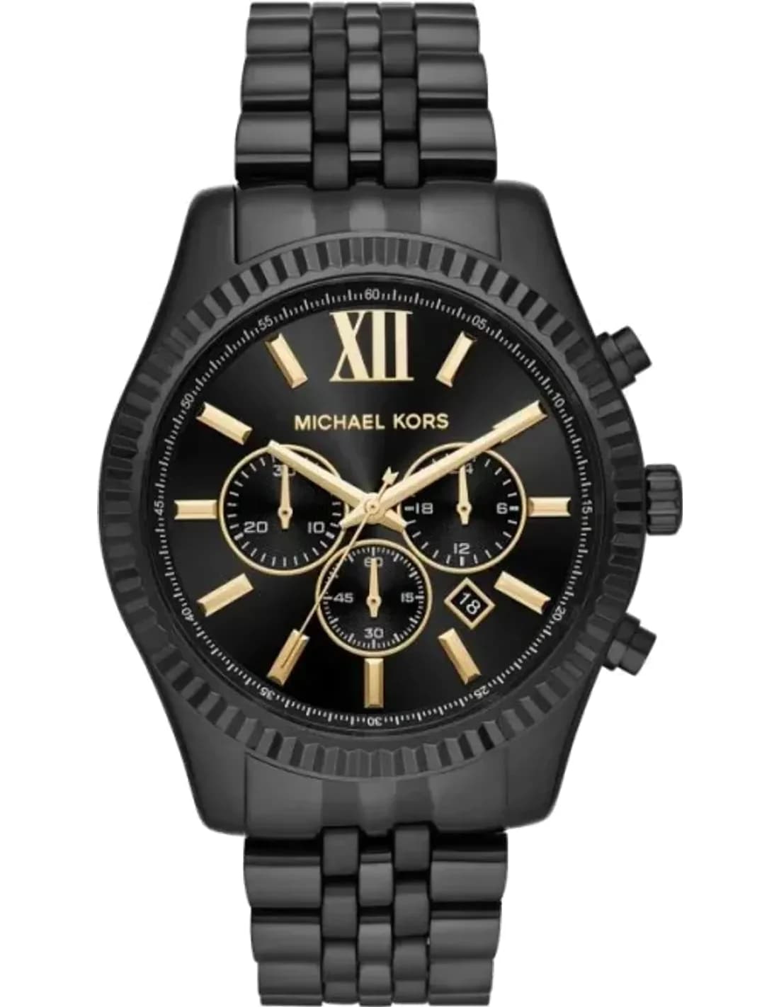 Montre homme Michael Kors MK8603 Lexington chronographe noir