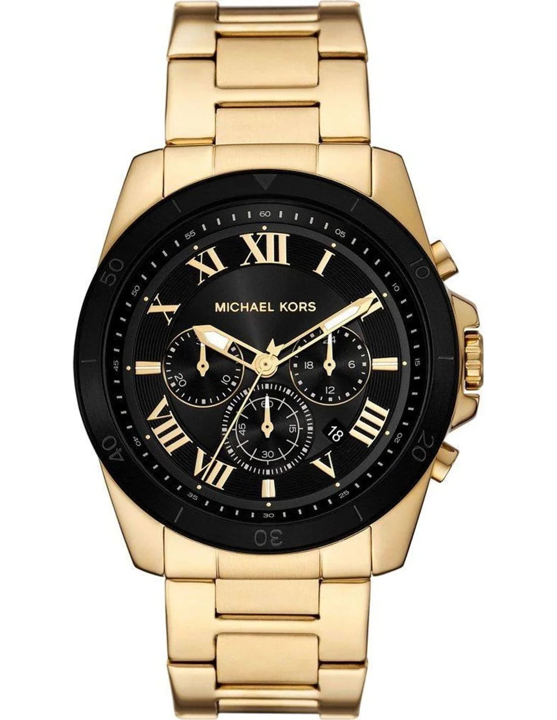 Montre Homme Michael Kors Alek MK9184 dorée bracelet maillons acier