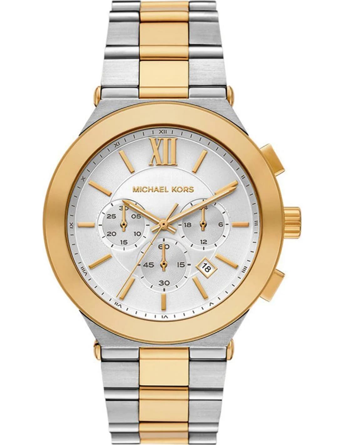 Montre Homme Michael Kors Billie MK9221 bicolore bracelet maillons acier