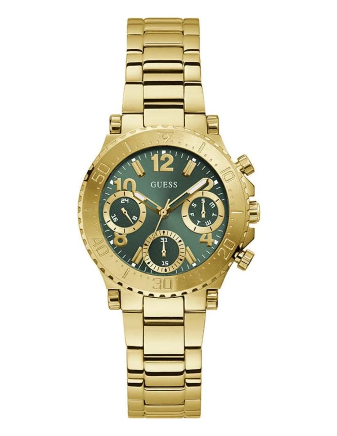Montre Femme Guess Cosmic GW0465L5 dorée bracelet maillons acier