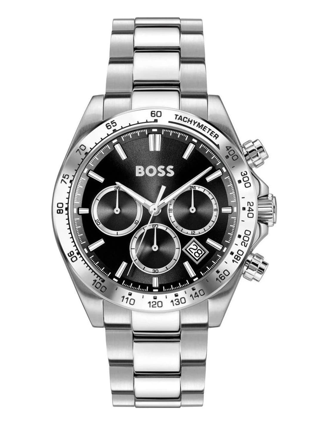 Montre Homme Hugo Boss Hero 2.0 1514267 argentée bracelet maillons acier