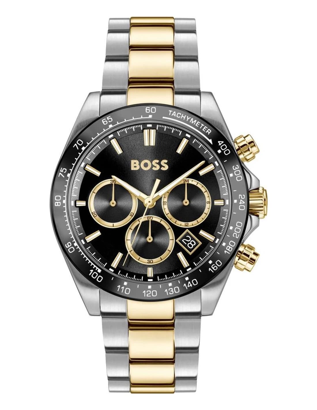 Montre Homme Hugo Boss Hero 2.0 1514269 bicolore bracelet maillons acier