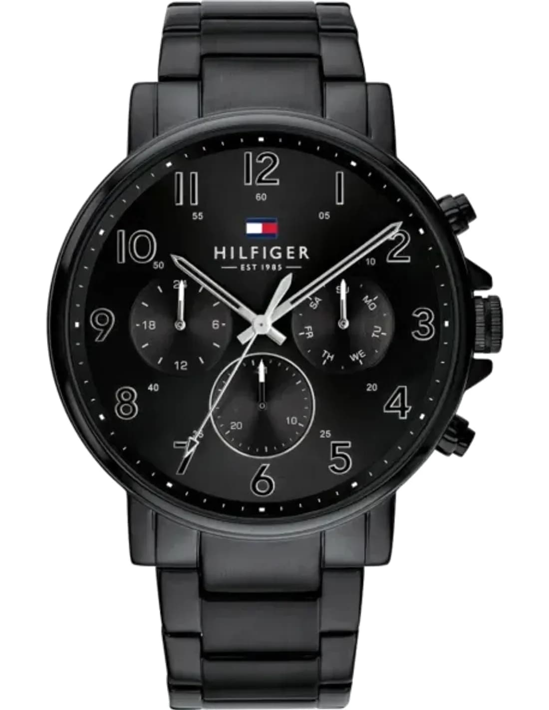 Montre Tommy Hilfiger 1710383 Chronomètre en Acier Noir