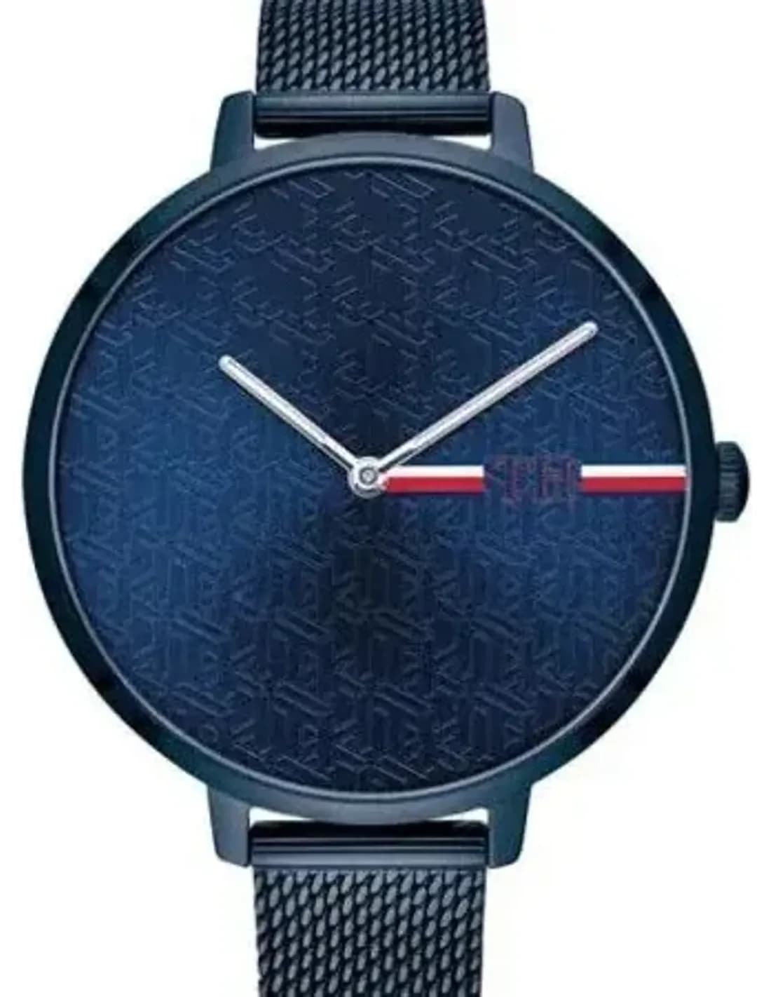 Montre Tommy Hilfiger Alexa 1782159 Cadran bleu bracelet en maille milanaise