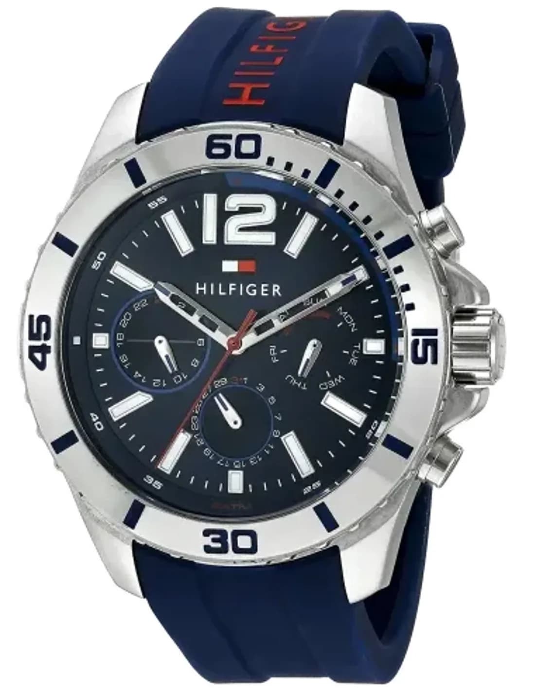 Montre Homme Tommy Hilfiger 1791142 Bracelet Silicone Bleu