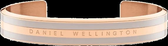 Bracelet Daniel Wellington Emalie Desert Sand en acier poli doré or rose DW00400012 Taille S