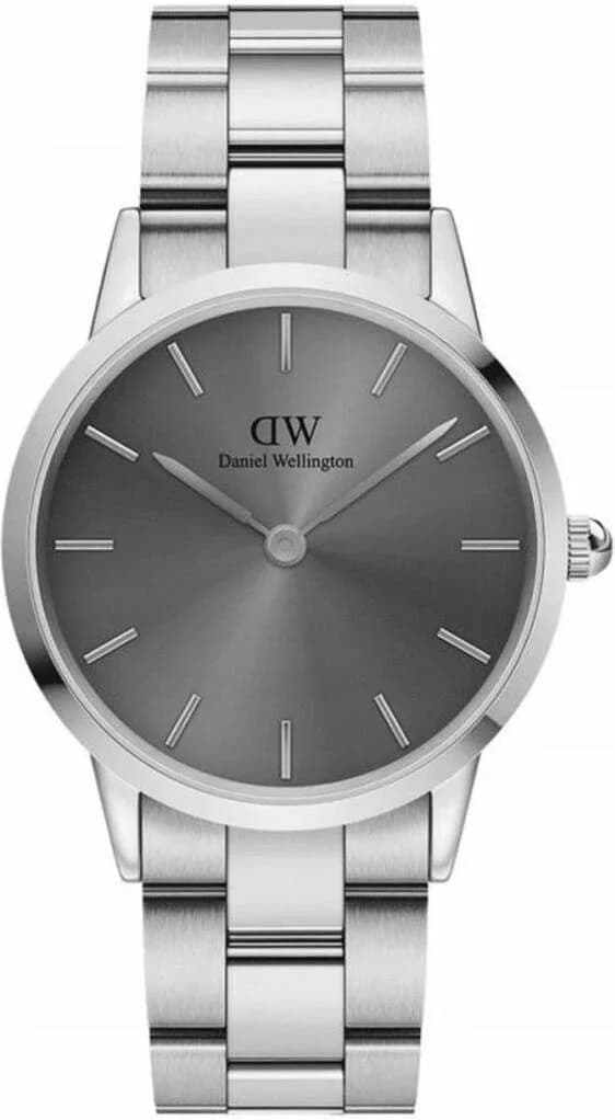 Montre femme Daniel Wellington DW00100328, au cadran gris et bracelet acier