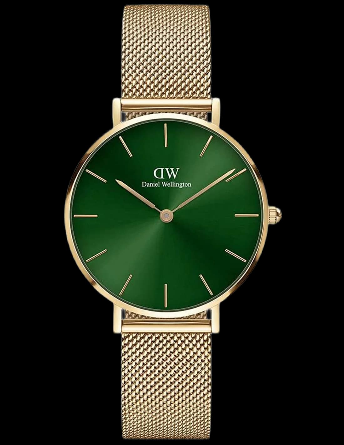 Montre femme Daniel Wellington DW00100480, cadran vert, bracelet acier