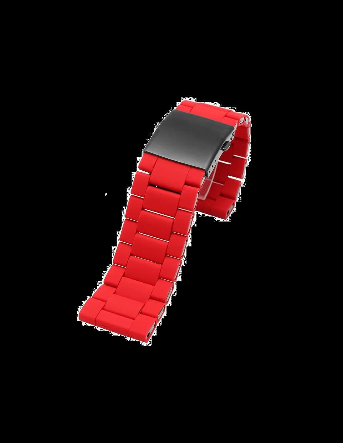 Bracelet de rechange en silicone rouge pour montre Diesel Mr Daddy 2.0