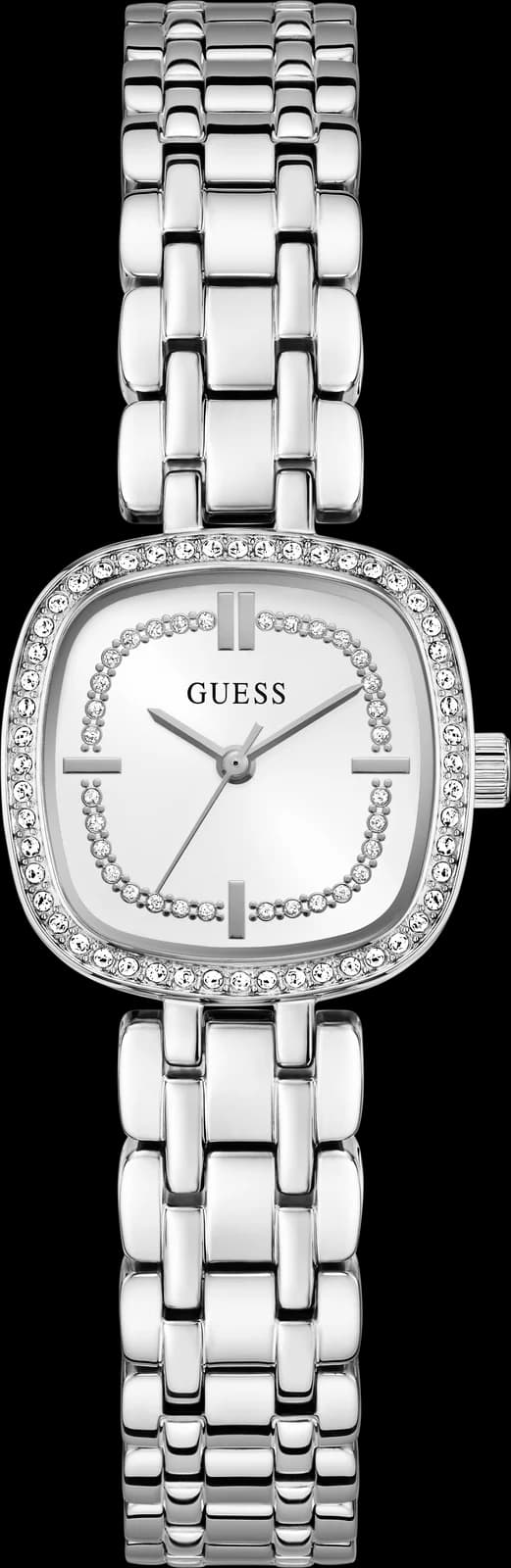 Montre Femme Guess Hazel GW1018L1 cadran blanc bracelet acier