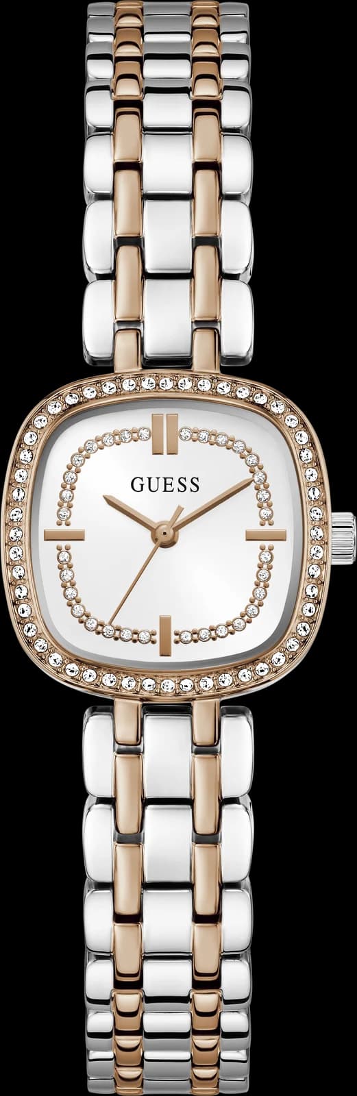 Montre Femme Guess Hazel GW1018L5 cadran blanc bracelet acier
