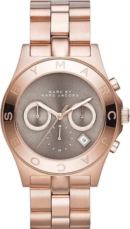 Montre Marc Jacobs MBM3308 Chronographe en Acier Or Rose