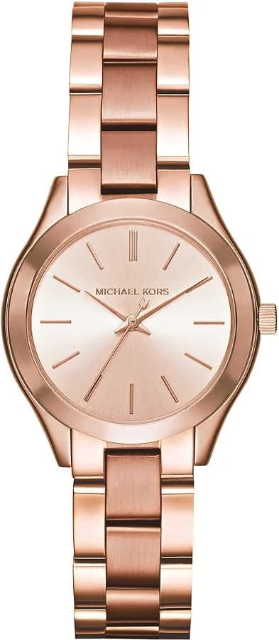 Montre Michael Kors MK3513 Or Rose et Cadran Champagne