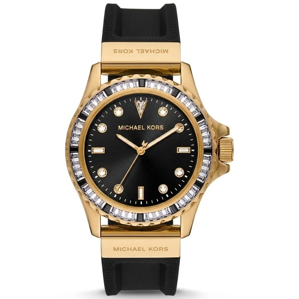 Montre Femme Michael Kors Everest MK7440 dorée bracelet silicone