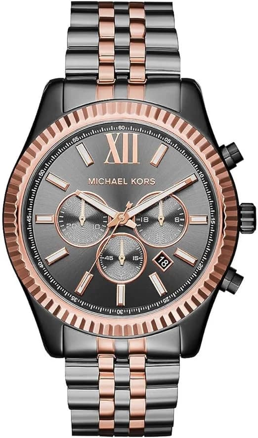 Montre Michael Kors MK8561 Lexington Bicolore Noir et Bronze