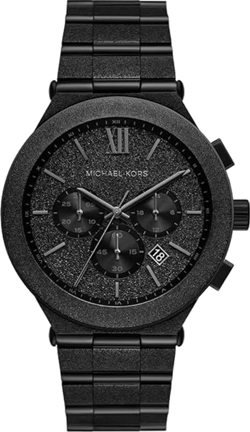 Montre Homme Michael Kors Billie MK9223 noire bracelet maillons acier