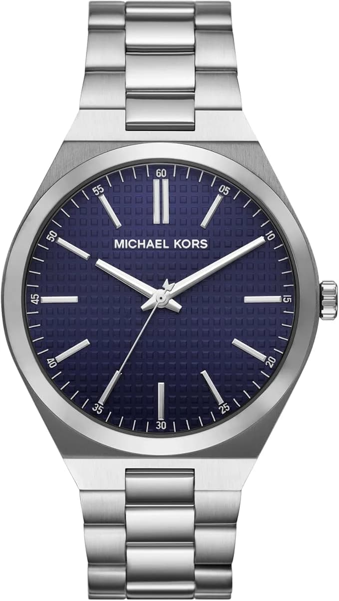 Montre Homme Michael Kors Lennox MK9227 argentée bracelet maillons acier