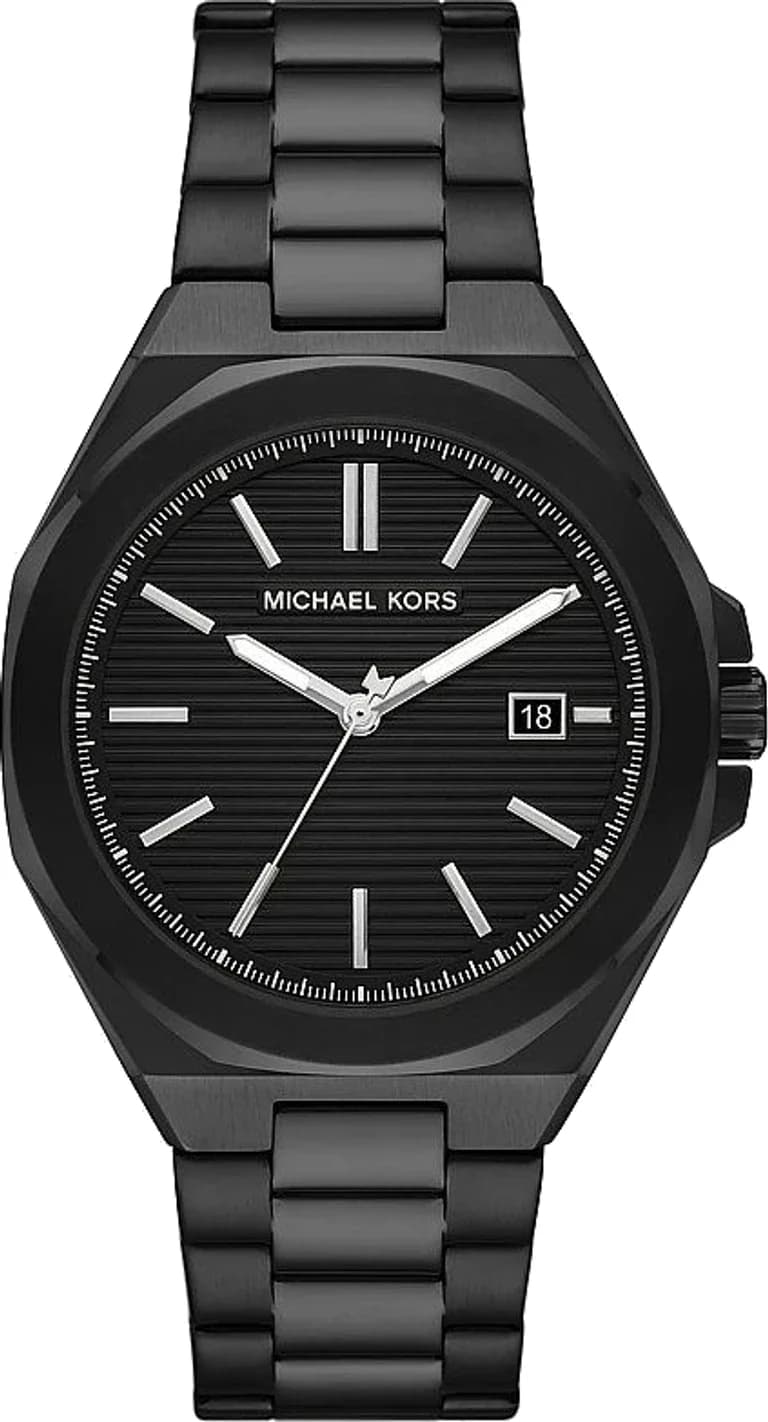 Montre Homme Michael Kors Callum MKO1180 noire bracelet maillons acier