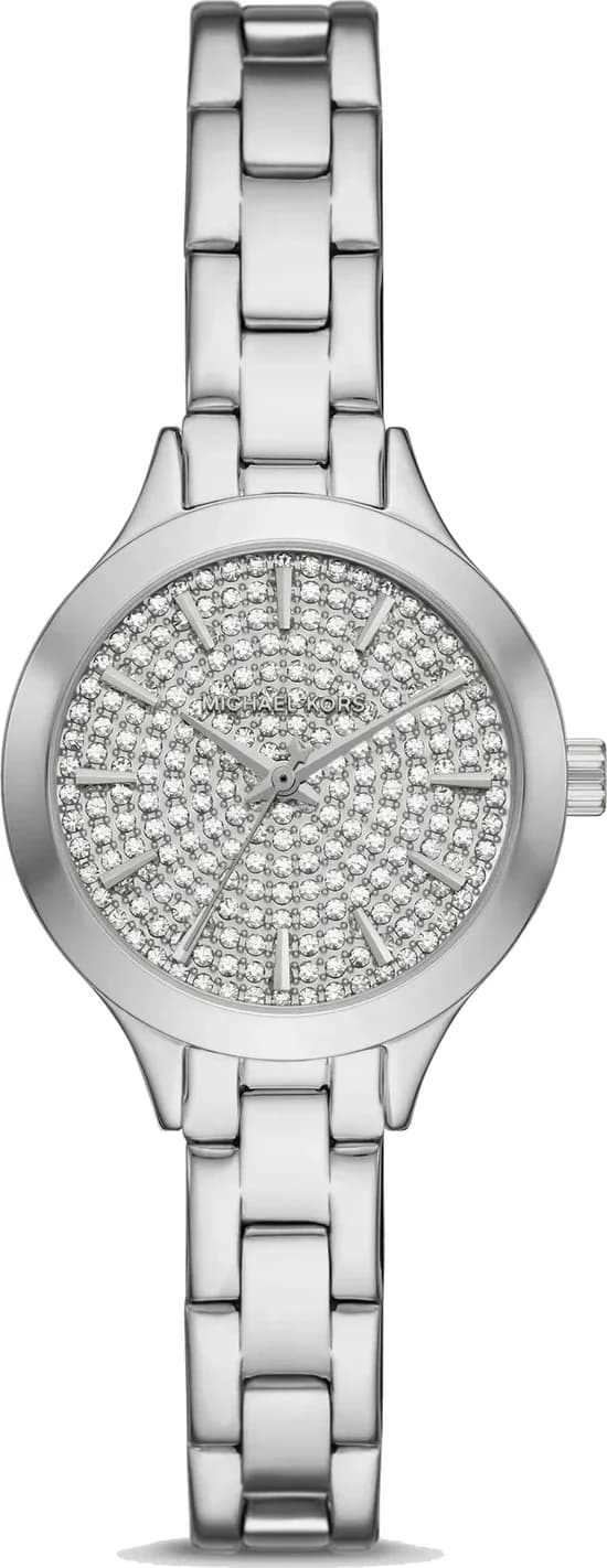 Montre Femme Michael Kors Lennox MKO1188 argentée bracelet maillons acier