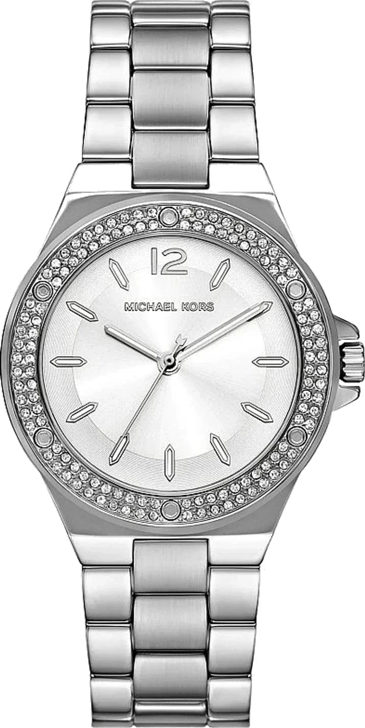 Montre Femme Michael Kors Lennox MKO1188 argentée bracelet maillons acier