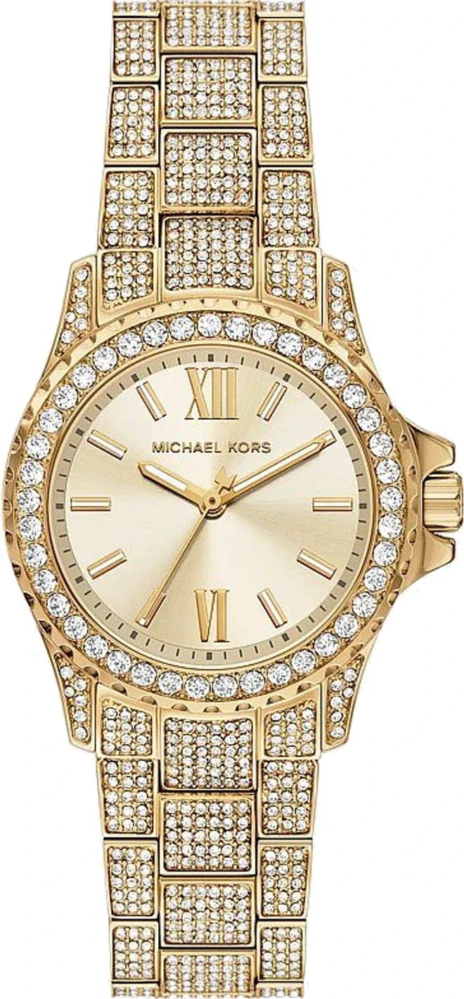 Montre Femme Michael Kors Mini Everest MKO1196 dorée bracelet maillons acier