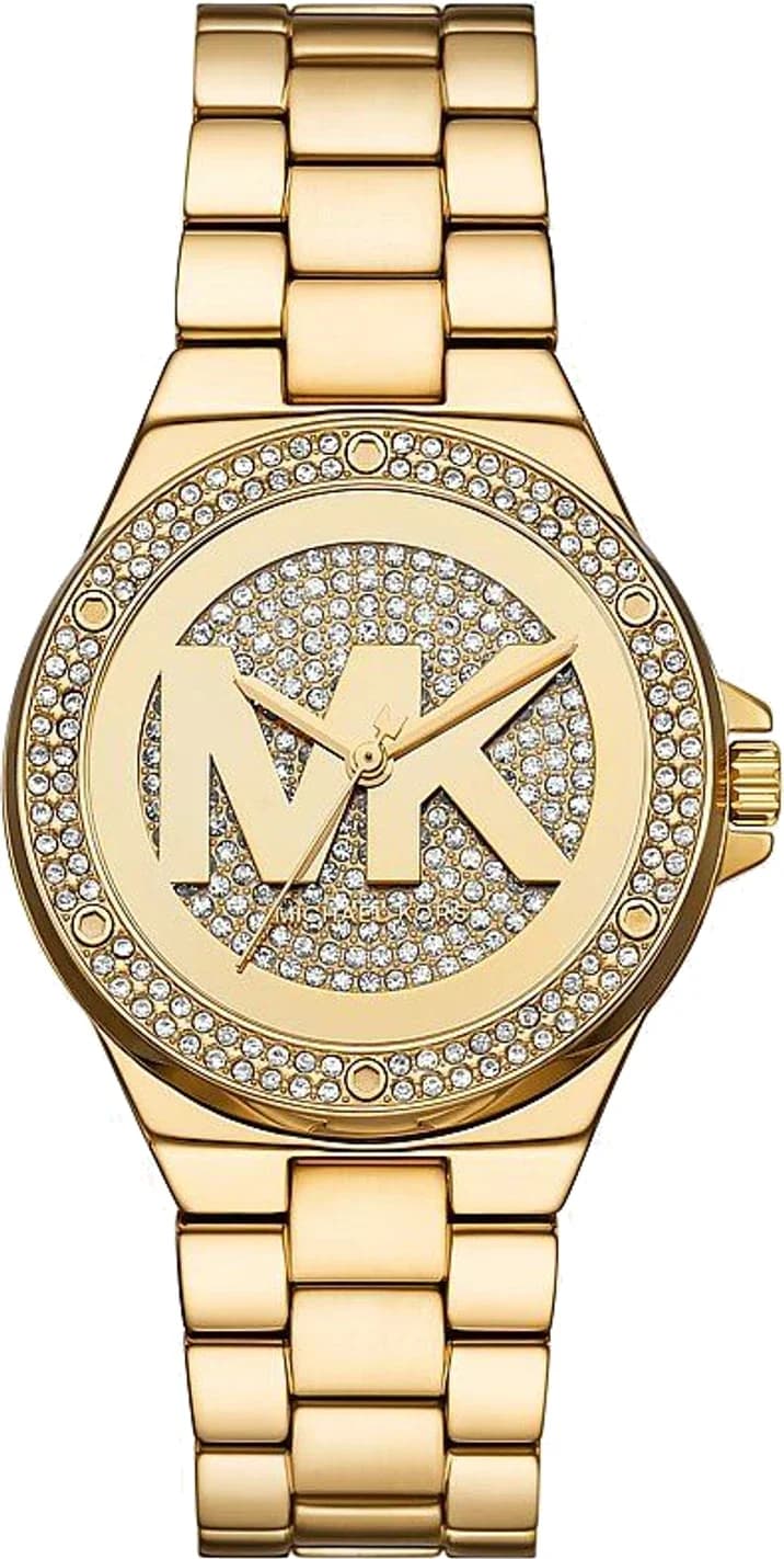 Montre Femme Michael Kors Lennox MKO1220 dorée bracelet maillons acier