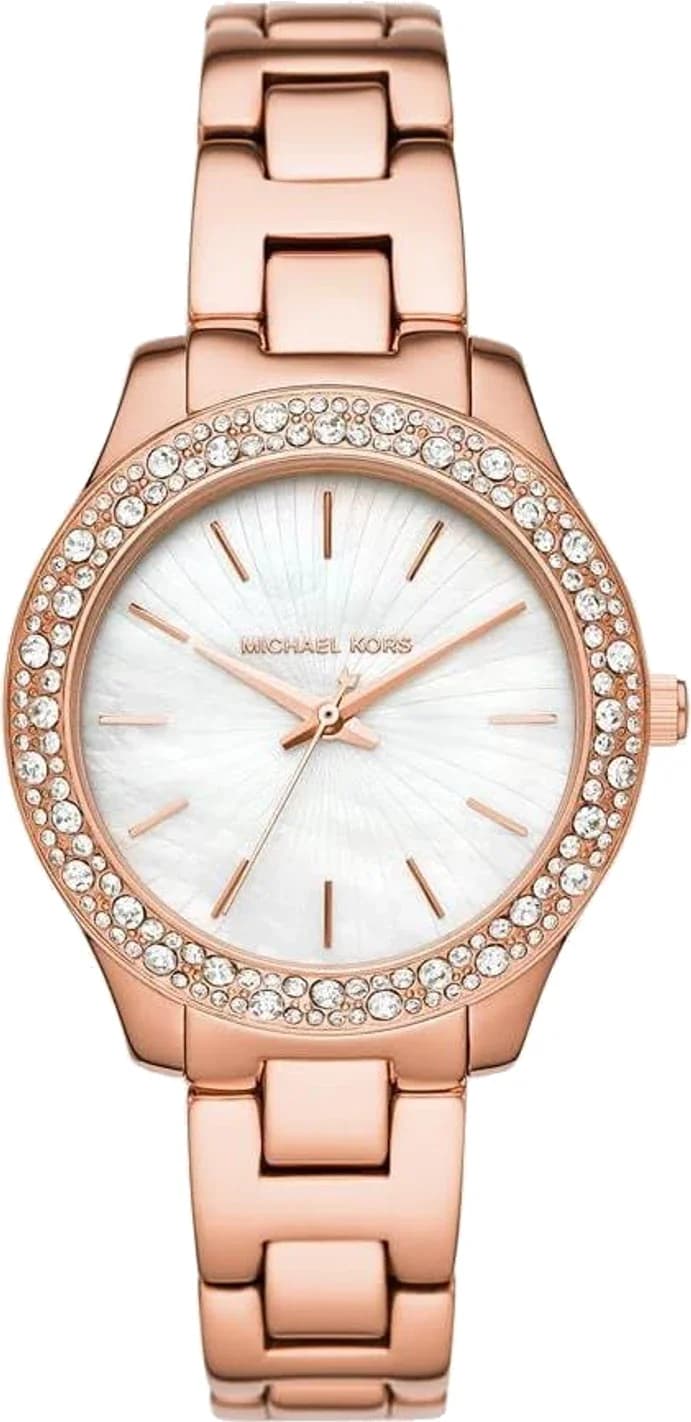 Montre Femme Michael Kors Liliane MK4557 bracelet acier or rose