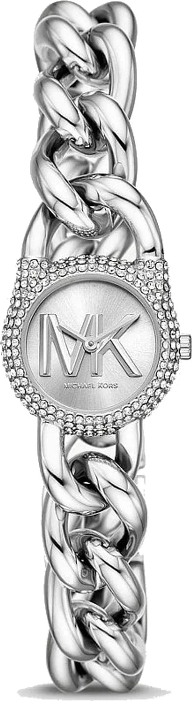 Montre Femme Michael Kors Petite MKO1068 argentée pavée de cristaux