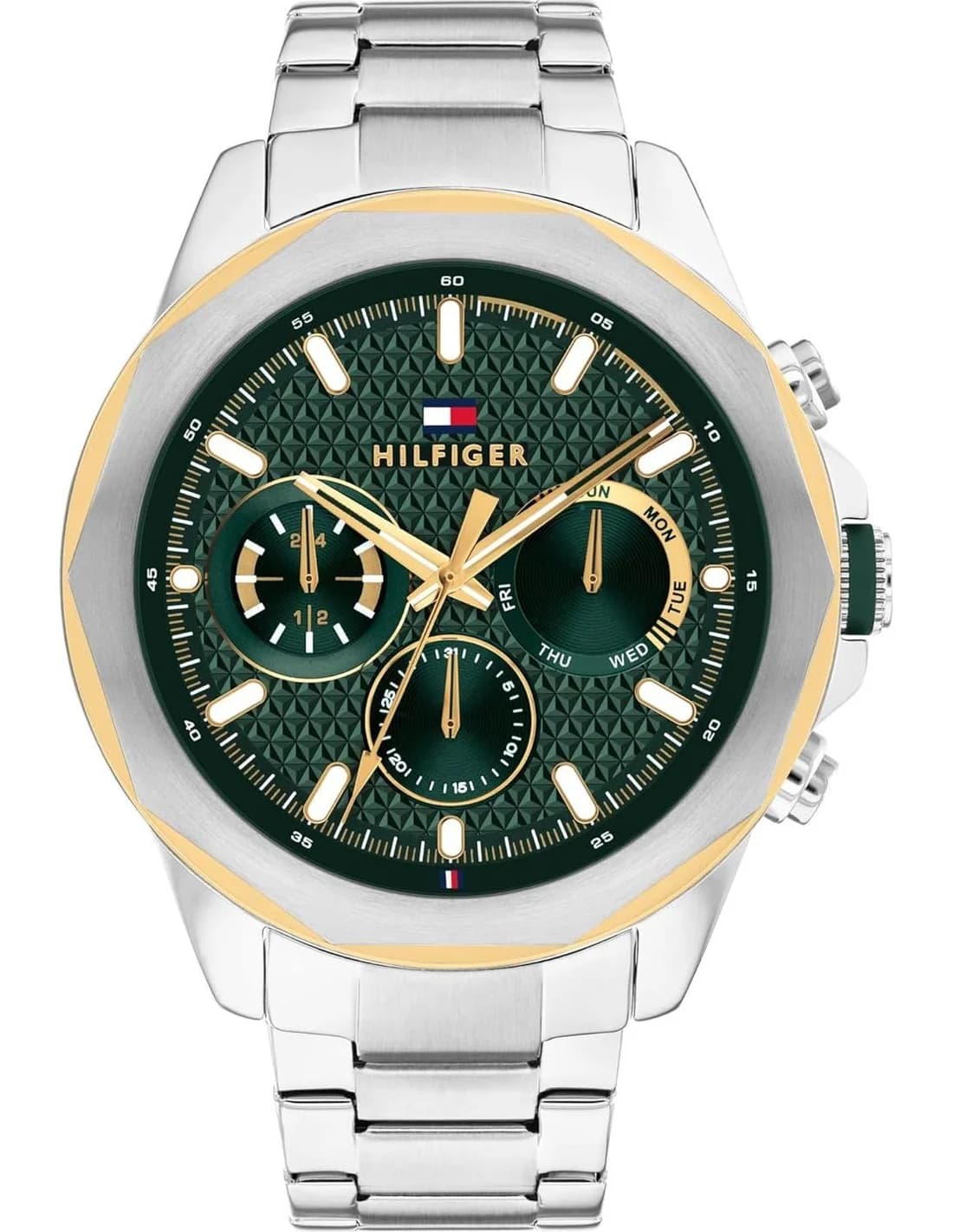 Montre Homme Tommy Hilfiger Lars 1710651 cadran vert bracelet acier
