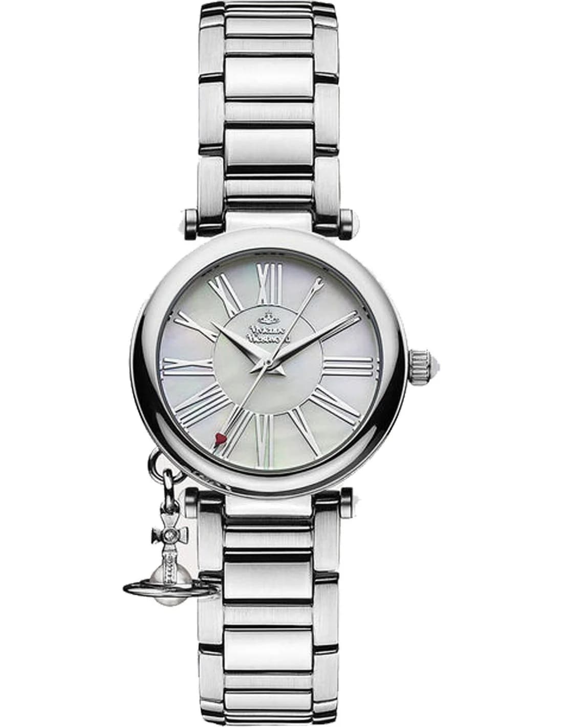 Montre Femme Vivienne Westwood Orb VV006PSLSL cadran nacre bracelet acier