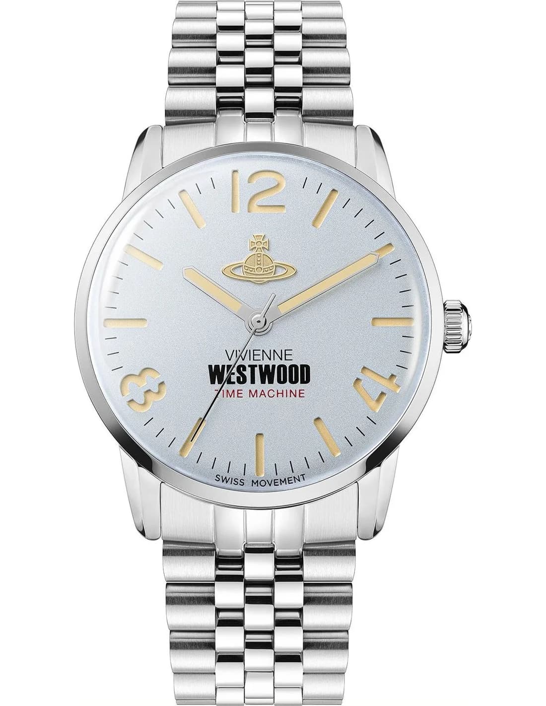 Montre Homme Vivienne Westwood Cadogan VV276LBLSL cadran bleu bracelet acier