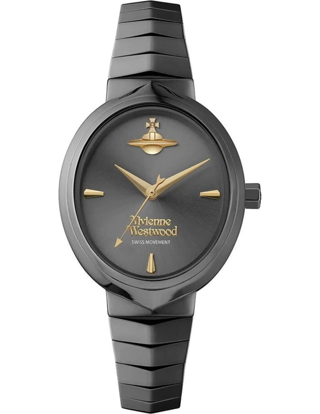 Montre Femme Vivienne Westwood Armour VV314GYGY cadran gris bracelet acier