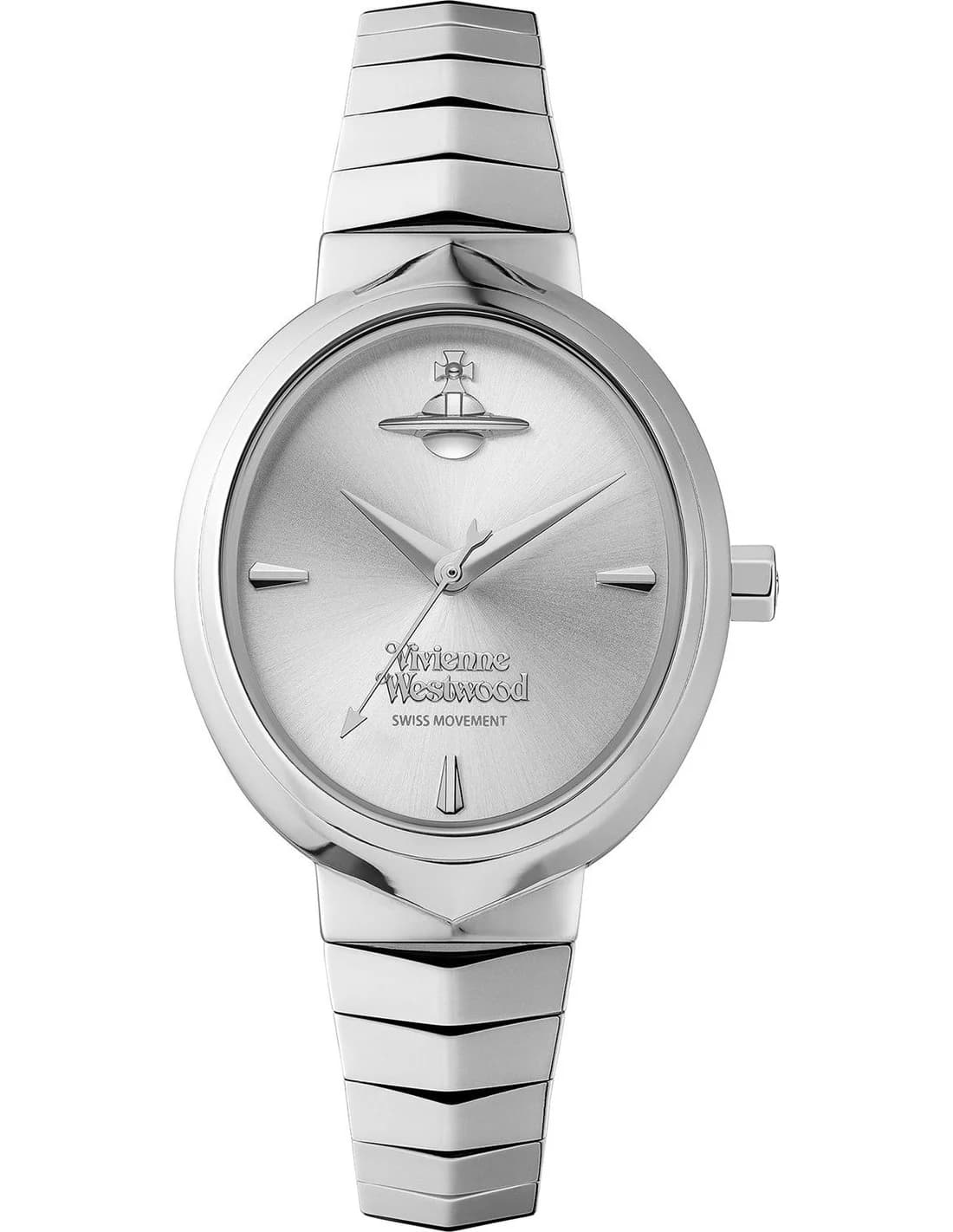 Montre Femme Vivienne Westwood Armour VV314SLSL cadran argent bracelet acier