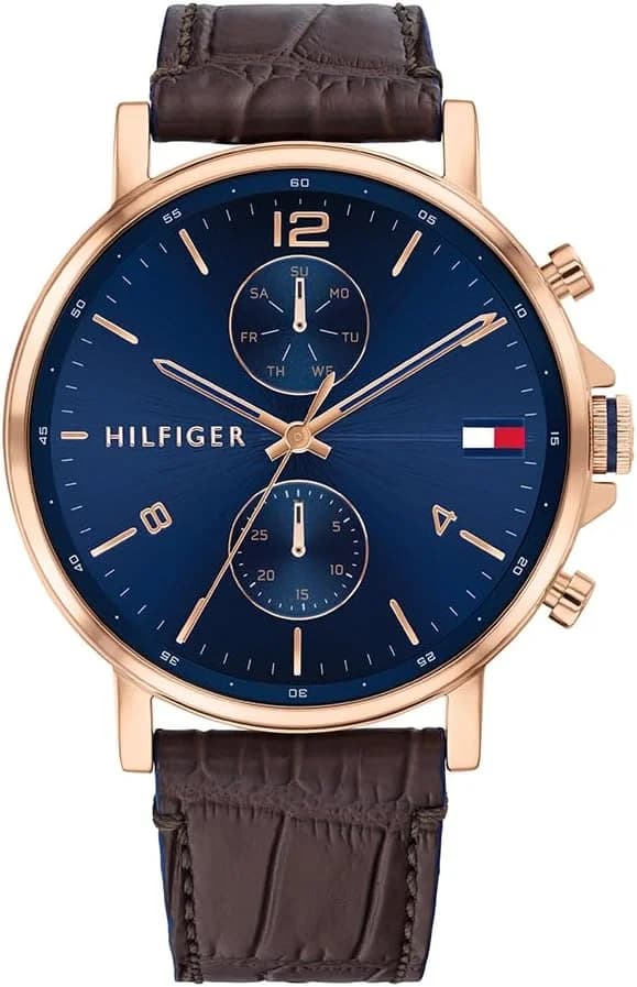 Montre Tommy Hilfiger 1710418 Daniel Cadran Bleu et Or Rose