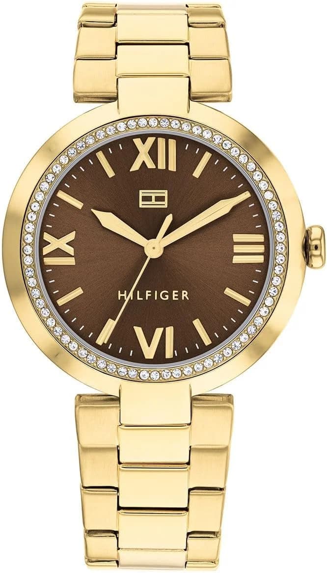 Montre Femme Tommy Hilfiger Alice 1782631 cadran marron bracelet acier