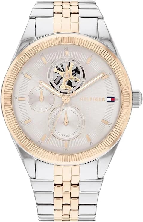 Montre Femme Tommy Hilfiger Monica 1782716 cadran argenté bracelet acier