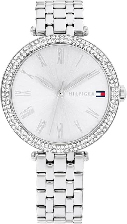 Montre Femme Tommy Hilfiger Natalie 1782719 cadran argenté bracelet acier