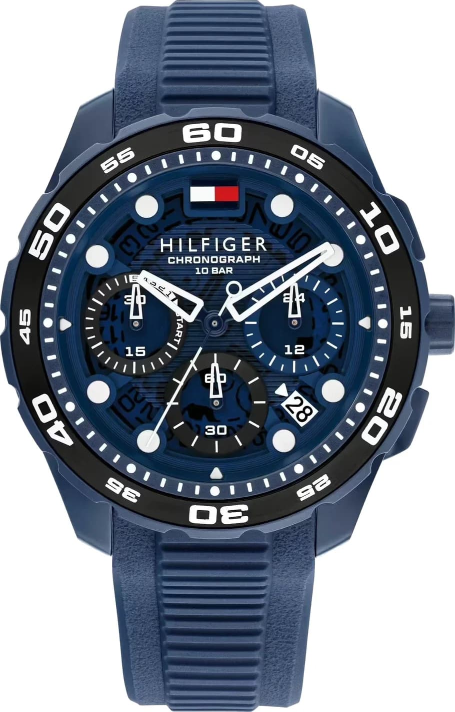 Montre Homme Tommy Hilfiger TH-Regatta 1792232 cadran bleu bracelet silicone
