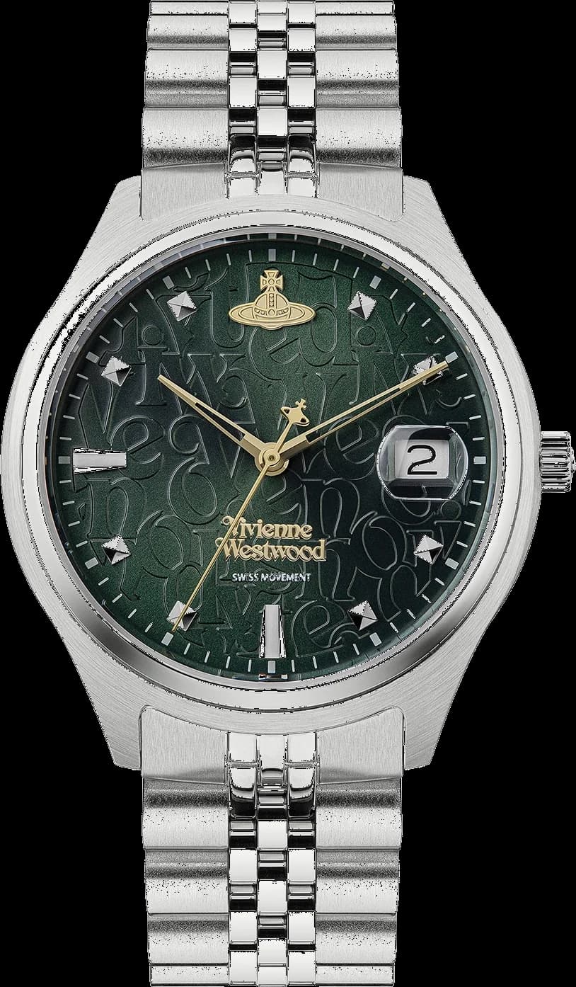 Montre Vivienne Westwood VV261GRSL Bracelet Acier et Cadran Vert Profond