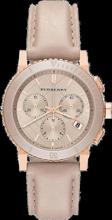 Montre Chronomètre Burberry The City BU9704 Cuir beige