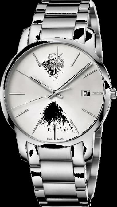 Montre Calvin Klein K2G2G146 en acier inoxydable brossé et poli