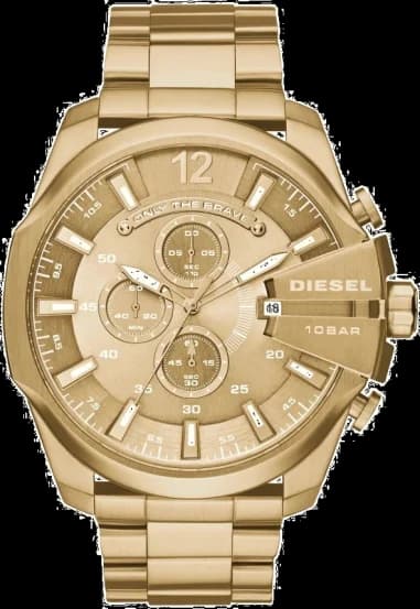 Montre Homme Diesel Mega Chief DZ4360 acier doré