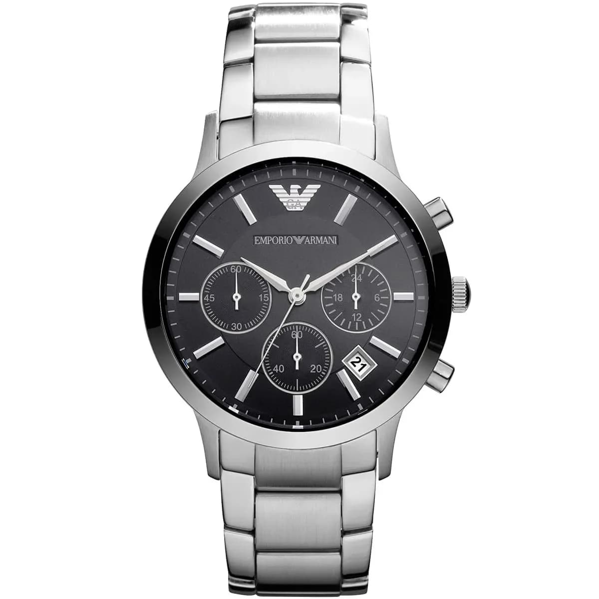 Montre Emporio Armani AR2435 Chronographe Argenté en Acier