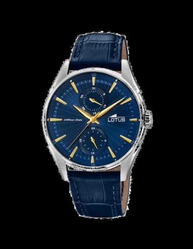 Montre Homme Lotus L18523/3 Chronographe en Acier avec Cadran Bleu
