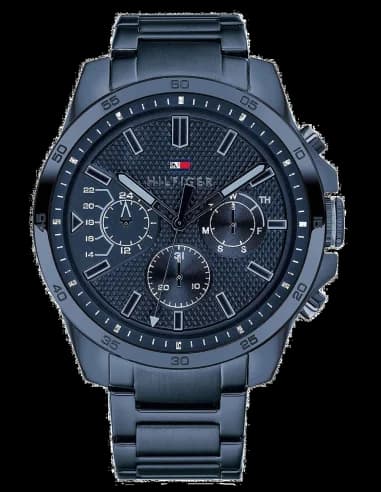 Montre Homme Tommy Hilfiger Decker 1791560 en acier bleu